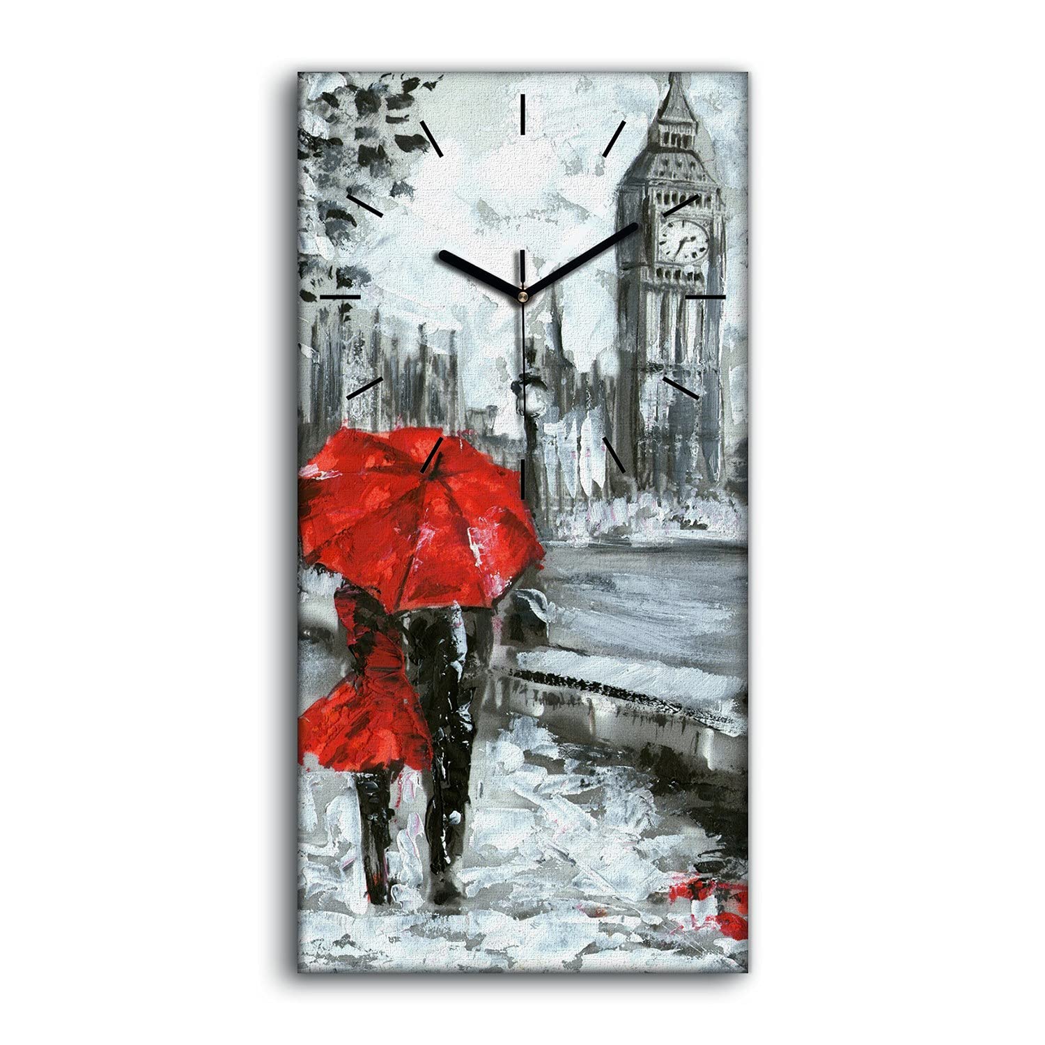 Horloge sur Toile London Big Ben Idéale pour Créer une Ambiance Cosy et Moderne dans le Salon