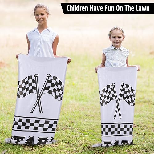Miniatura 5 de 12 bolsas de patatas para carreras, regalos de fiesta de coches de carreras, juegos de césped al aire libre, sacos de patatas, bolsas de salto de