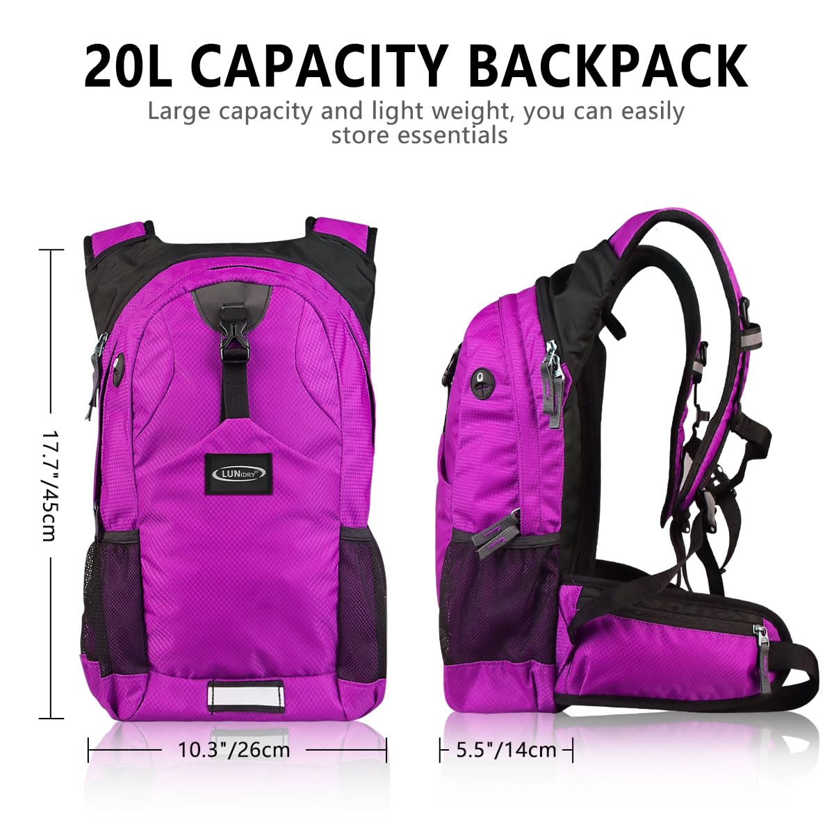 Sac à dos d'hydratation à isolation thermique avec poche à eau anti-fuite sans BPA de 2 L, parfait pour la course, le cyclisme, la randonnée, l'escalade, garde les liquides au frais jusqu'à 4