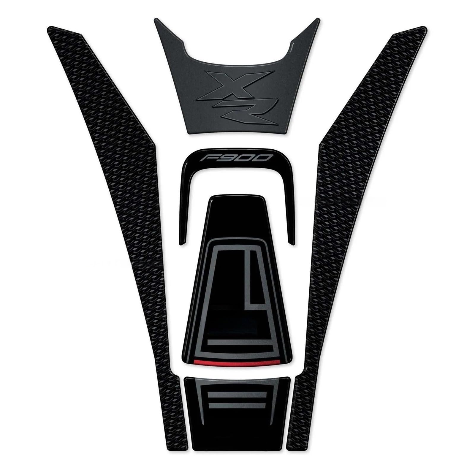Protège réservoir F 900 XR autocollants résine moto