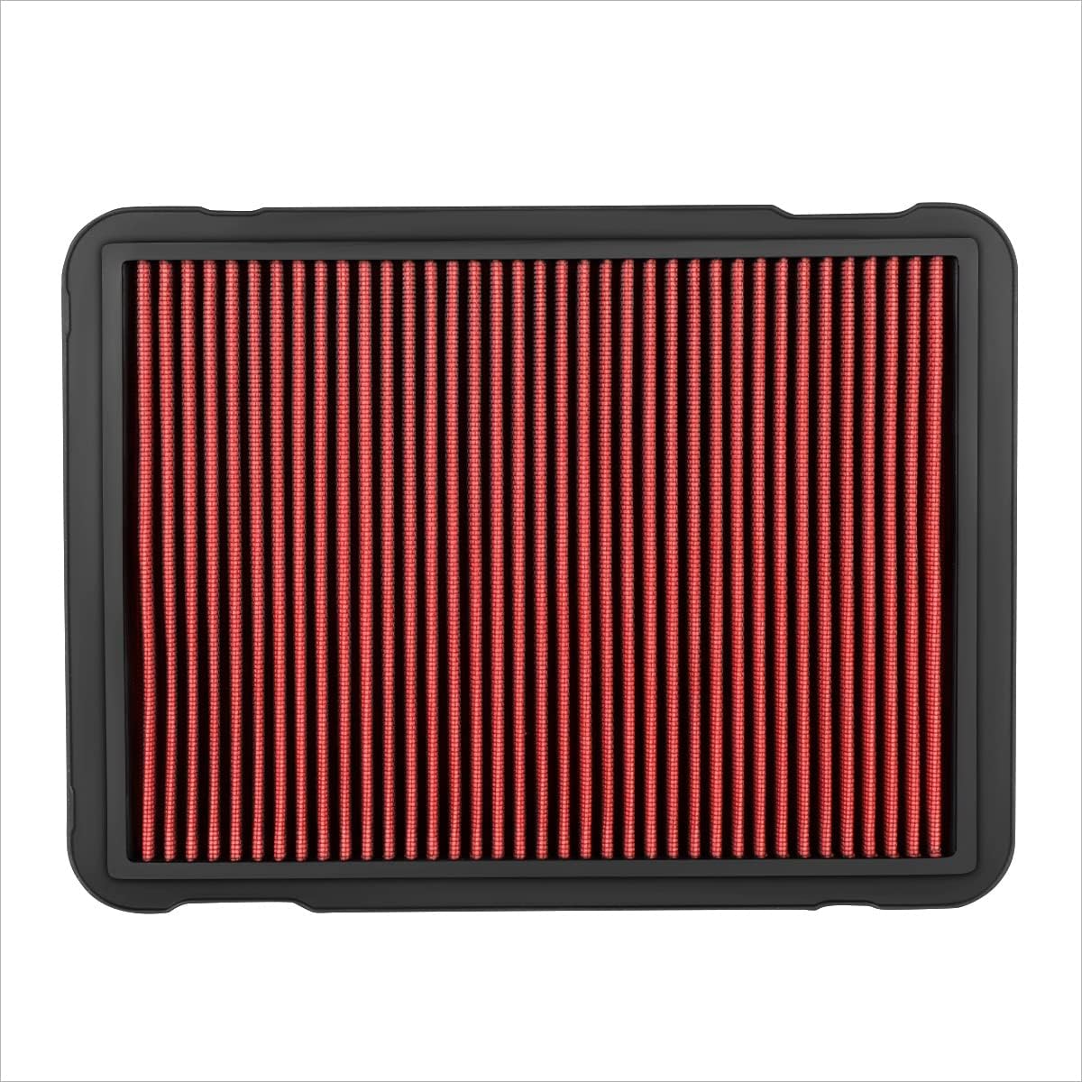 Red Reusable&Washable High Flow Drop-in Air Filter Panel Compatible with 98-07 Land Cruiser / Lx470 4.7L V8