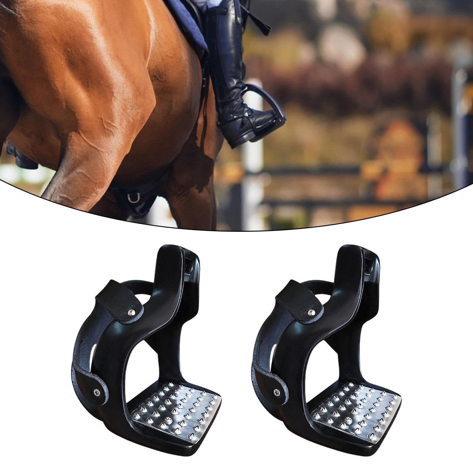 Suministros de Equipo de equitación Premium Que ofrecen Seguridad para Montar a Caballo. Estribos ecuestres Ligeros con Resistencia y Estabilidad. Estribos Occidentales ecuestres Ligeros.