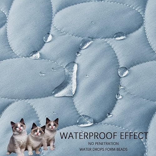 Miniatura 2 de Ameritex Funda de cama para mascotas, manta para cama de perro para sofá y muebles, impermeable, nuevo diseño de patrón