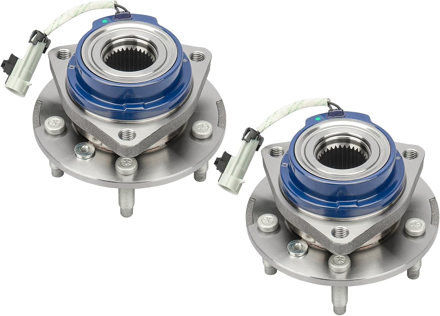 MAYASAF 513121 [2 Pack] Axle Bearing Front Wheel Hub Bearing Assembly 5 Lug w/ABS for Chevy Impala Venture Monte Carlo, Buick Century Rendezvous Terraza, Cadillac DeVille DTS, Grand Prix, Olds Aurora