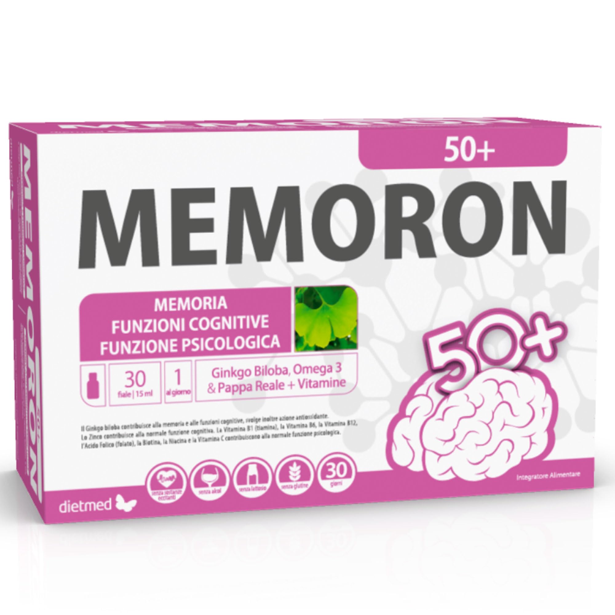 Dietmed Memorium 50 + 30 Ampollas - 1 Unidad