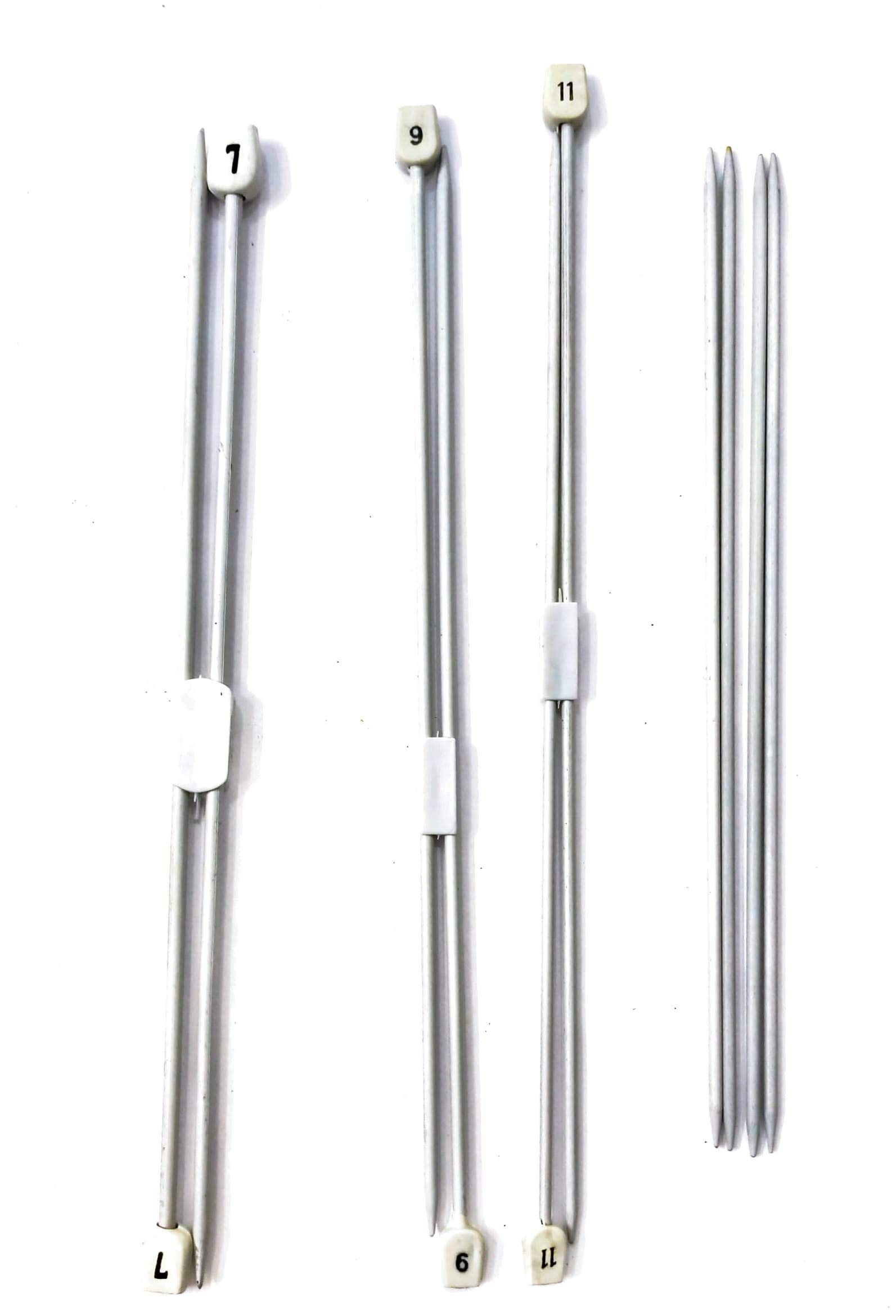 Knitting Needles Combo Set (No. 7, No.9, No.11 Single Sided ; No.10 Double Sided)-image-14