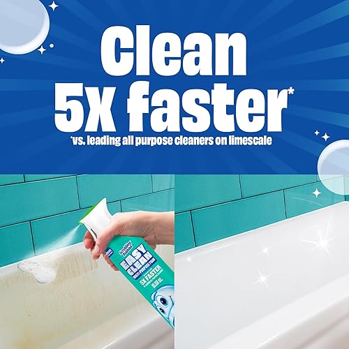Miniatura 2 de Limpiador multiusos de baño con espuma fácil de limpiar Scrubbing Bubbles, botella de spray continuo, espuma de acción rápida, 13.58 onzas