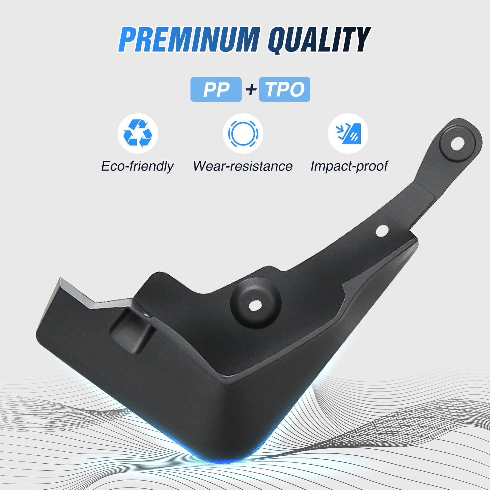 Nilight Paraspruzzi per Toyota RAV4 2019 2020 2021 2022 2023 2024 2025, senza foratura di precisione accessori esterni protezione antispruzzo resistente, set anteriore e posteriore