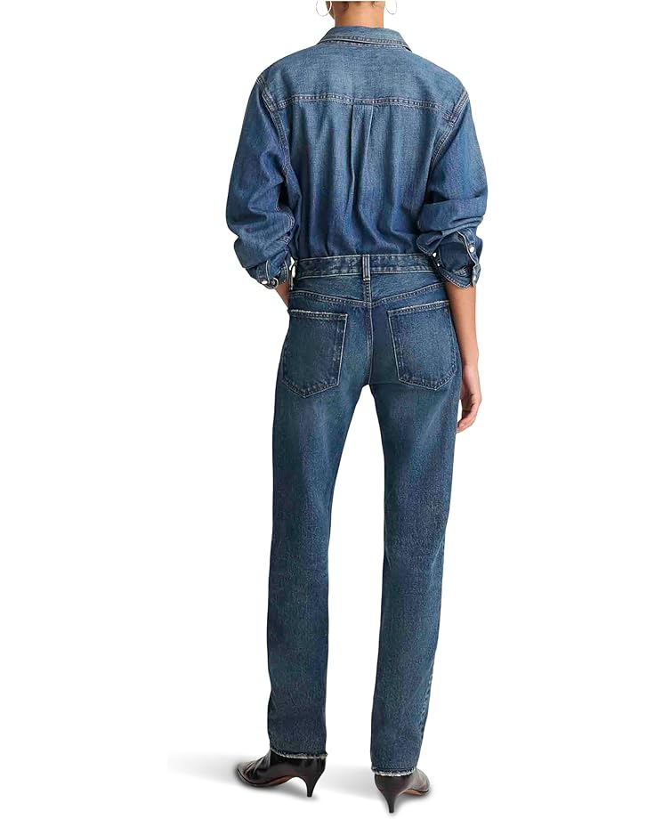 Madewell Dean Easy Straight Jean in Greendale Wash - #3 of 5