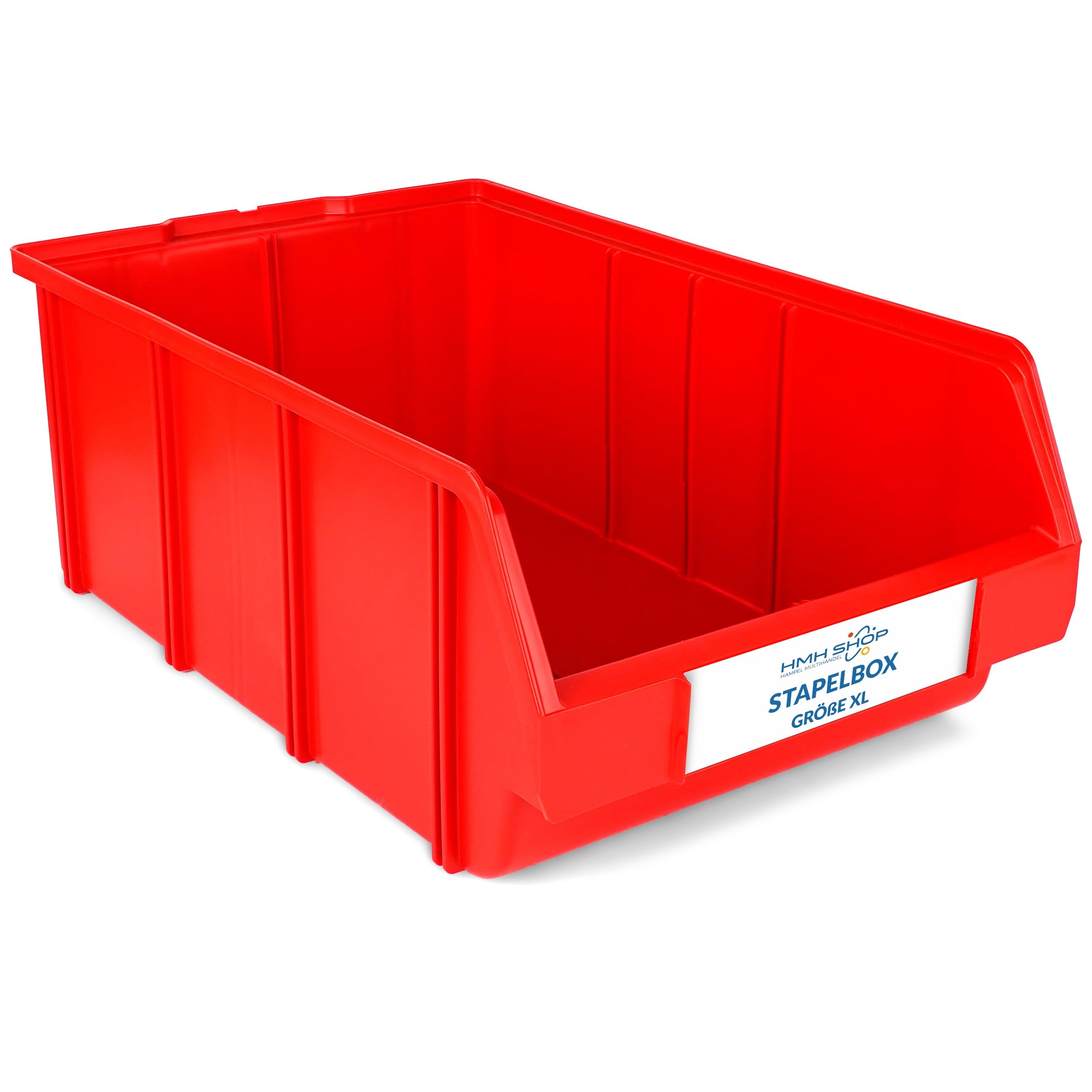 HMH Stapelboxen XL 489x304x185mm Sichtlagerboxen ROT Aufbewahrung