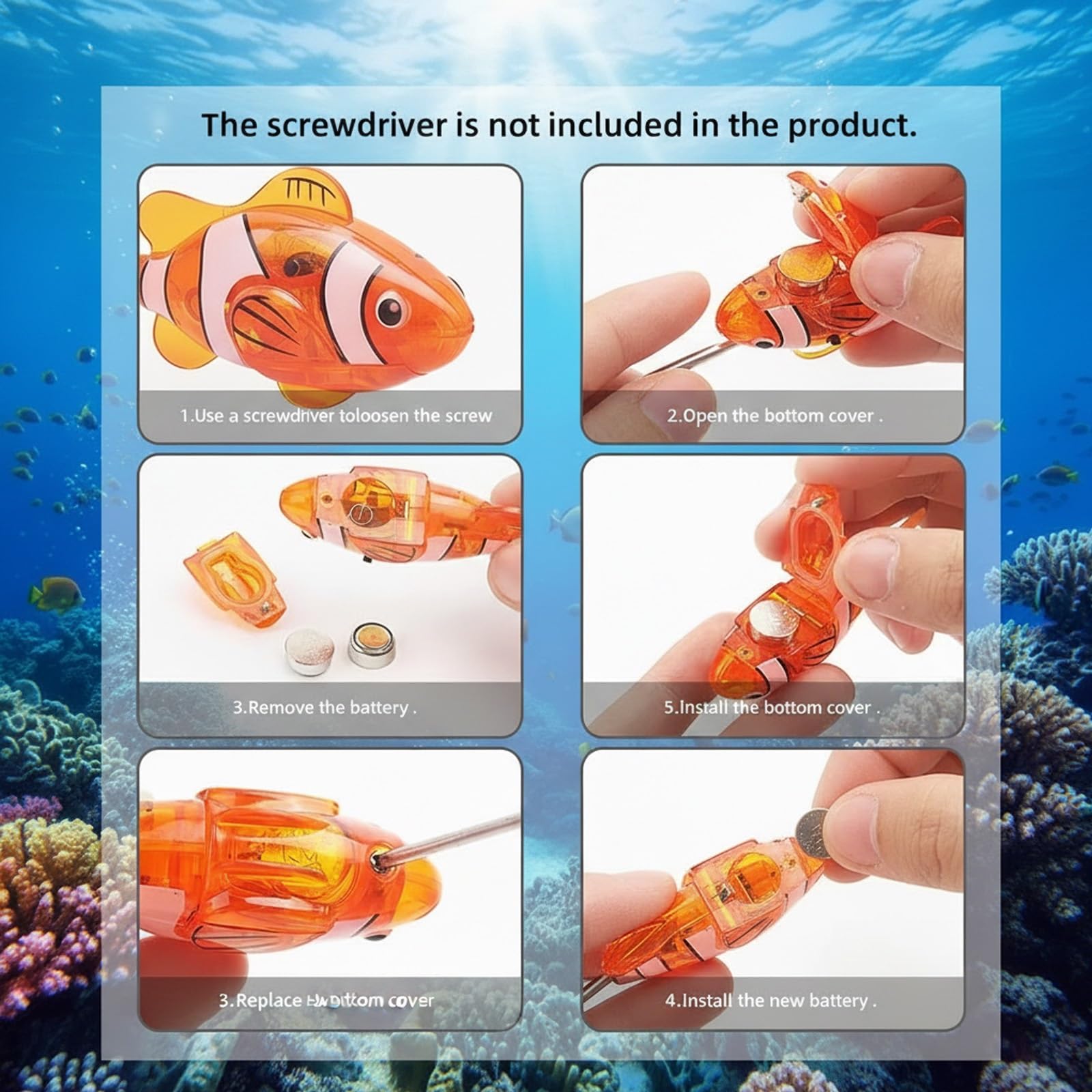 Pesci Magici Nuotanti, Giocattoli a forma di pesce per bambini, pesci robot giocattolo, pesci elettronici da compagnia, giocattoli interattivi e colorati per il bagnetto e la piscina