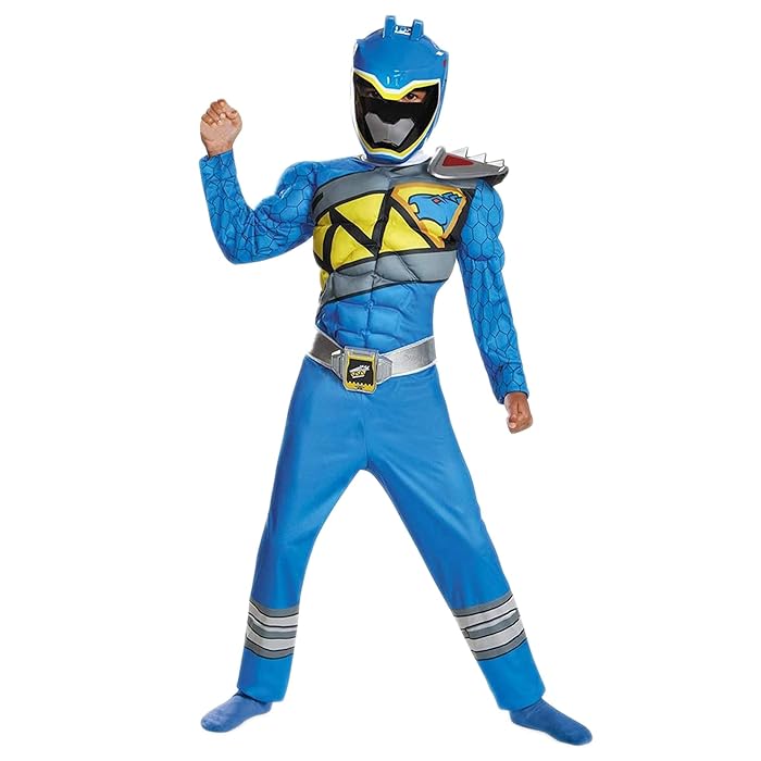 Buy Blue Power Rangers Costume for Kids. Official Licensed Blue Ranger