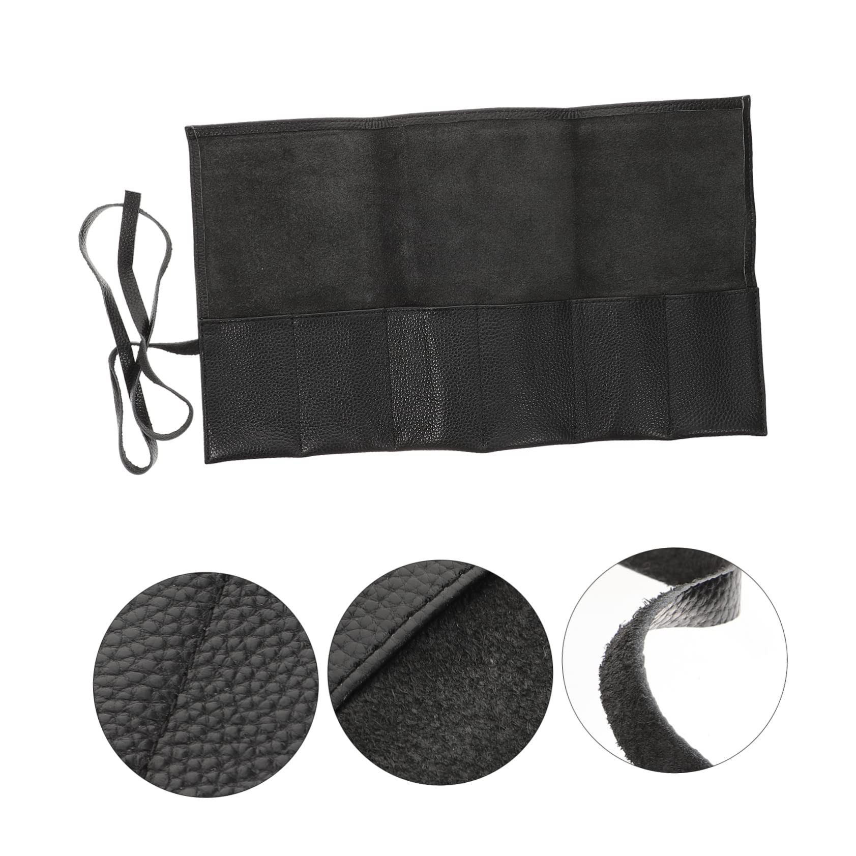 Homoyoyo Bolsa Portátil para Guardar Relojes, Negra y Compacta