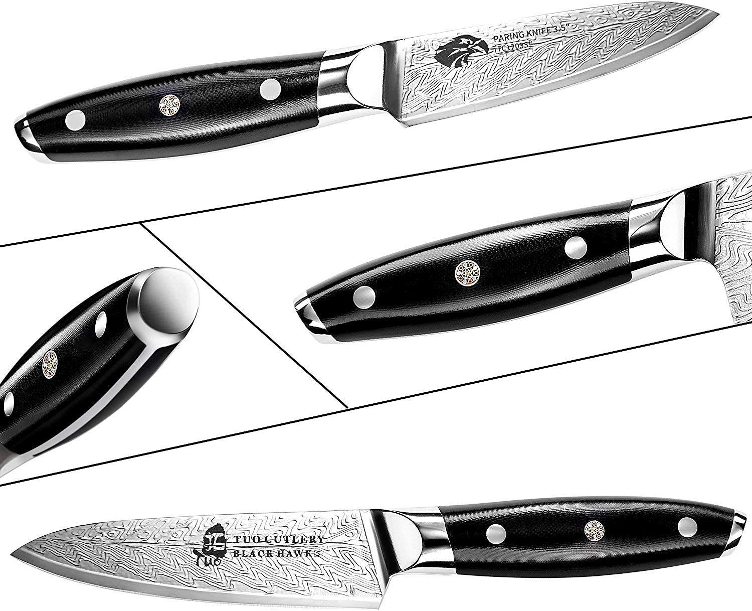 Buy TUO Paring Knife Peeling Knife Ultra Sharp 3.5inch Small