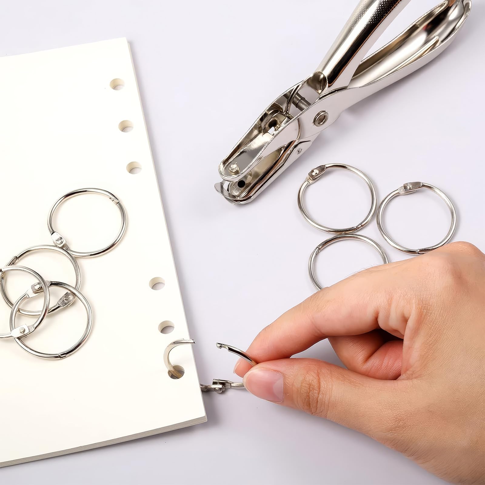 Perforatrice Manuale Per Carta - Foro Tondo 3mm Per Scrapbooking E Biglietti - Foto 4