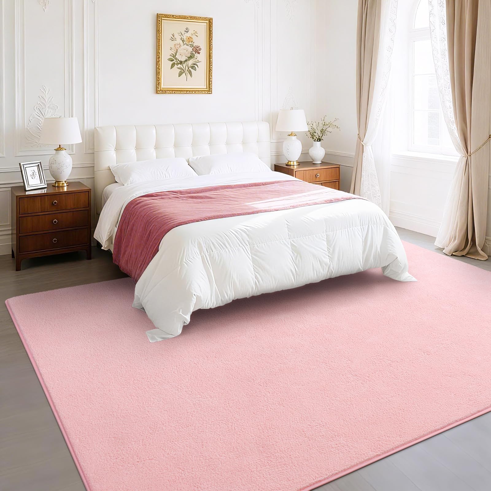 Amazon.com: B BENRON Soft Rugs for Living Room 5x7 Pink