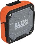 Klein Tools AEPJS2 Bluetooth Speaker with Magnetic Strip and Hook, Rechargeable, Wireless and Aux Capable, Hands Free Capable, 10 Hr Run Time, IP54 Dust and Water Resistant