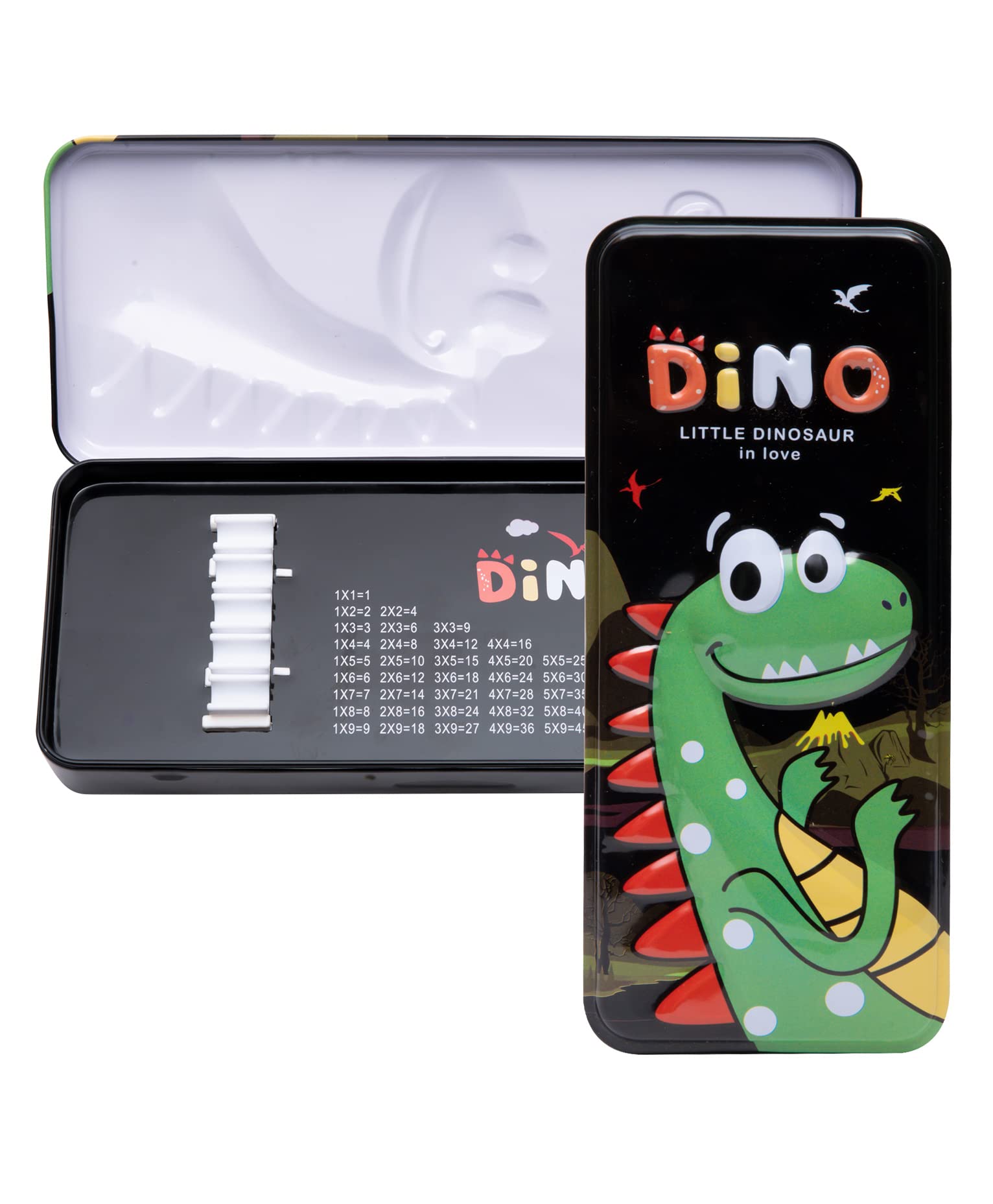 Crackles Empty Metal Embossed Pencil Box for School Boys and Girls, Stationary Holder, Compass and Geometry Box with Double Layered Compartment Pencil Case (Pack of 1, Multicolor) (B0BPMG5BDR) Amazon Price History, Amazon Price Tracker
