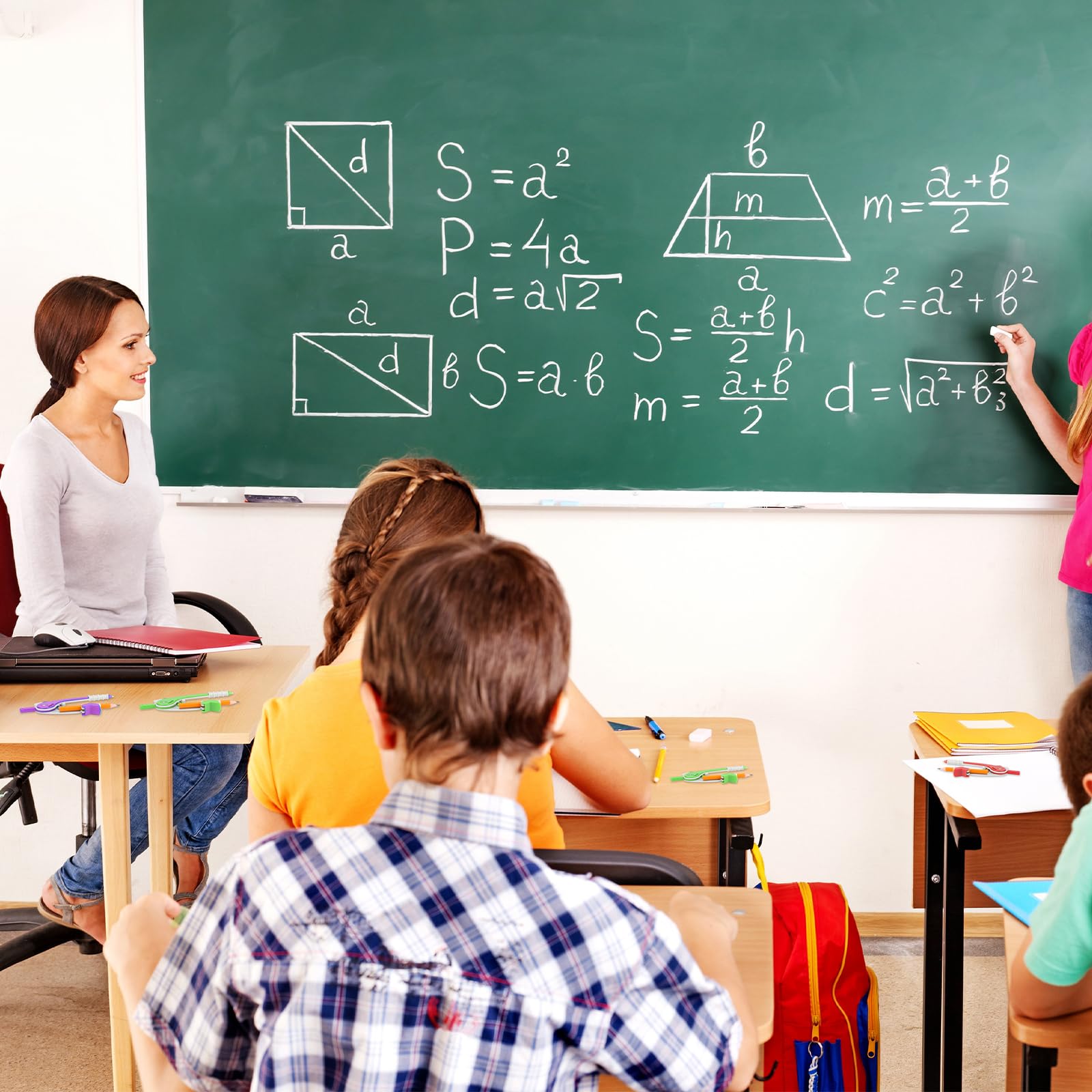 Mathematik-Kompass, Geometrie, Mathematik-Set, 15,2 cm, Kunststoff, Zeichenkompass mit Bleistiften für Mathematik, Studenten, Klassenzimmer, Schule, Büro, Holzbearbeitung, Kunst, Zeichnen, 16