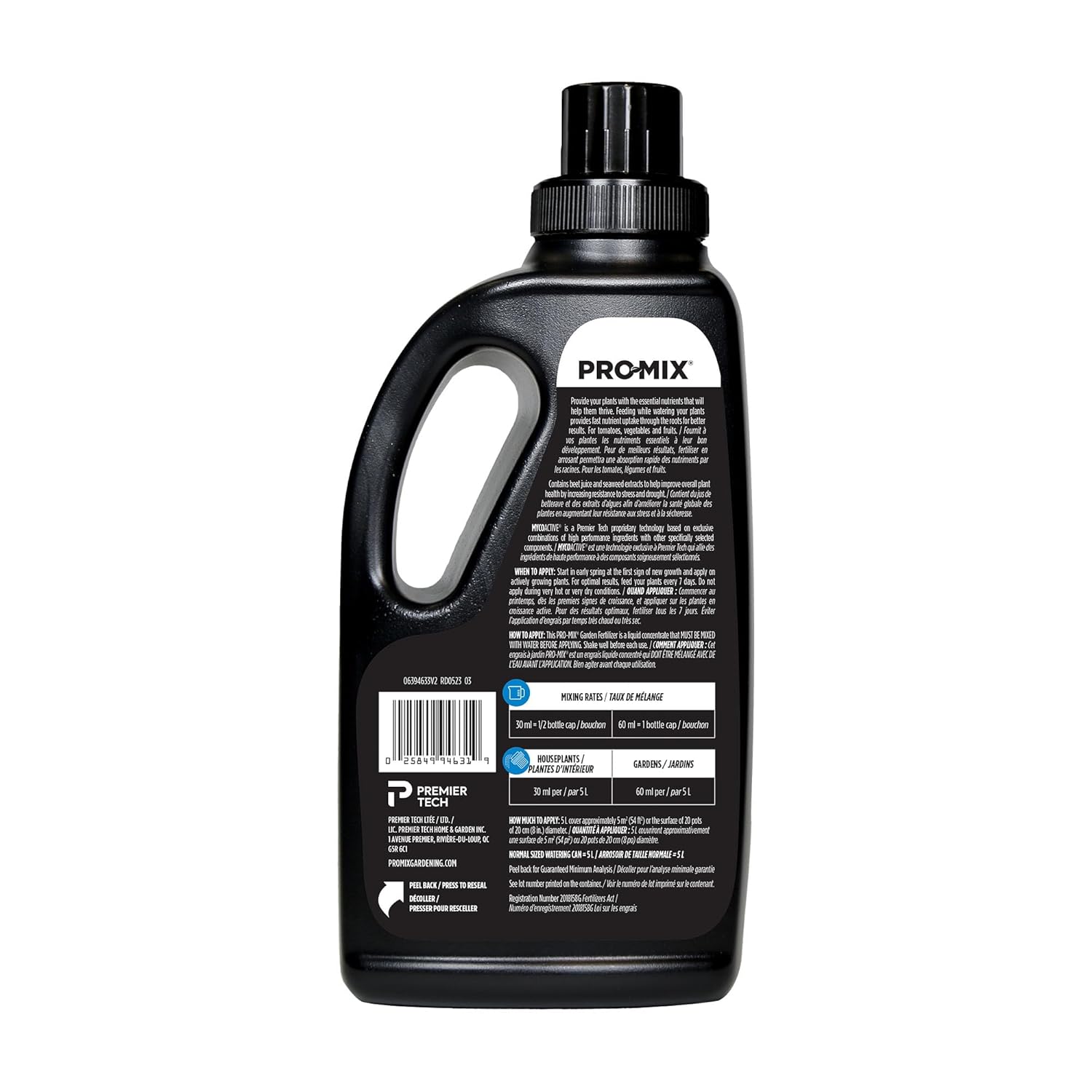 Pro-Mix 1L 3-6-12 Liquid Tomato/Vegetable/Fruit Fertilizer