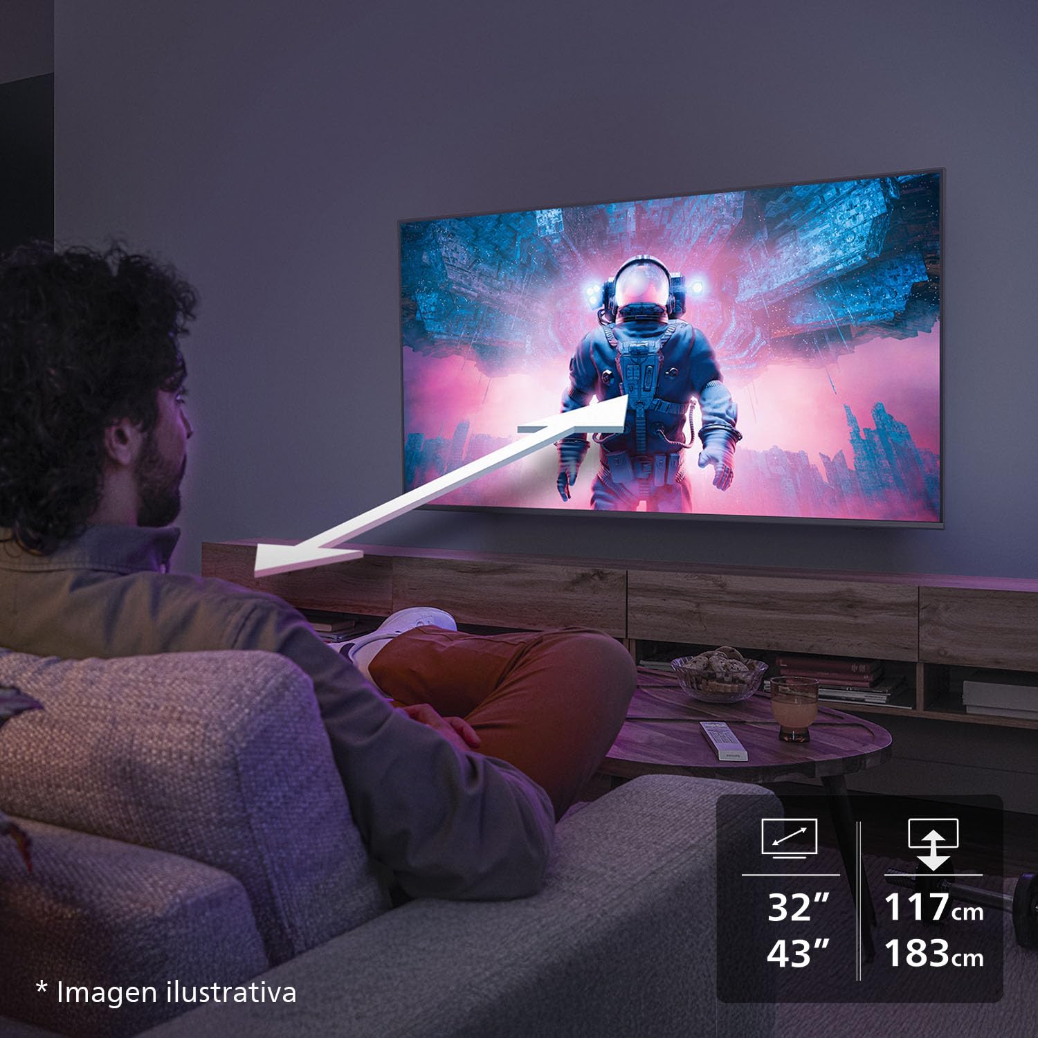 PHILIPS 32PHS5500 FHD LED TV - Pantalla de 32 Pulgadas con Pixel Plus, diseño Compacto y Dolby Audio con Vocal Boost