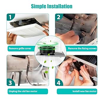 Bmnno様 S97015162 Fan Motor Assembly Compatible with Broan NuTone