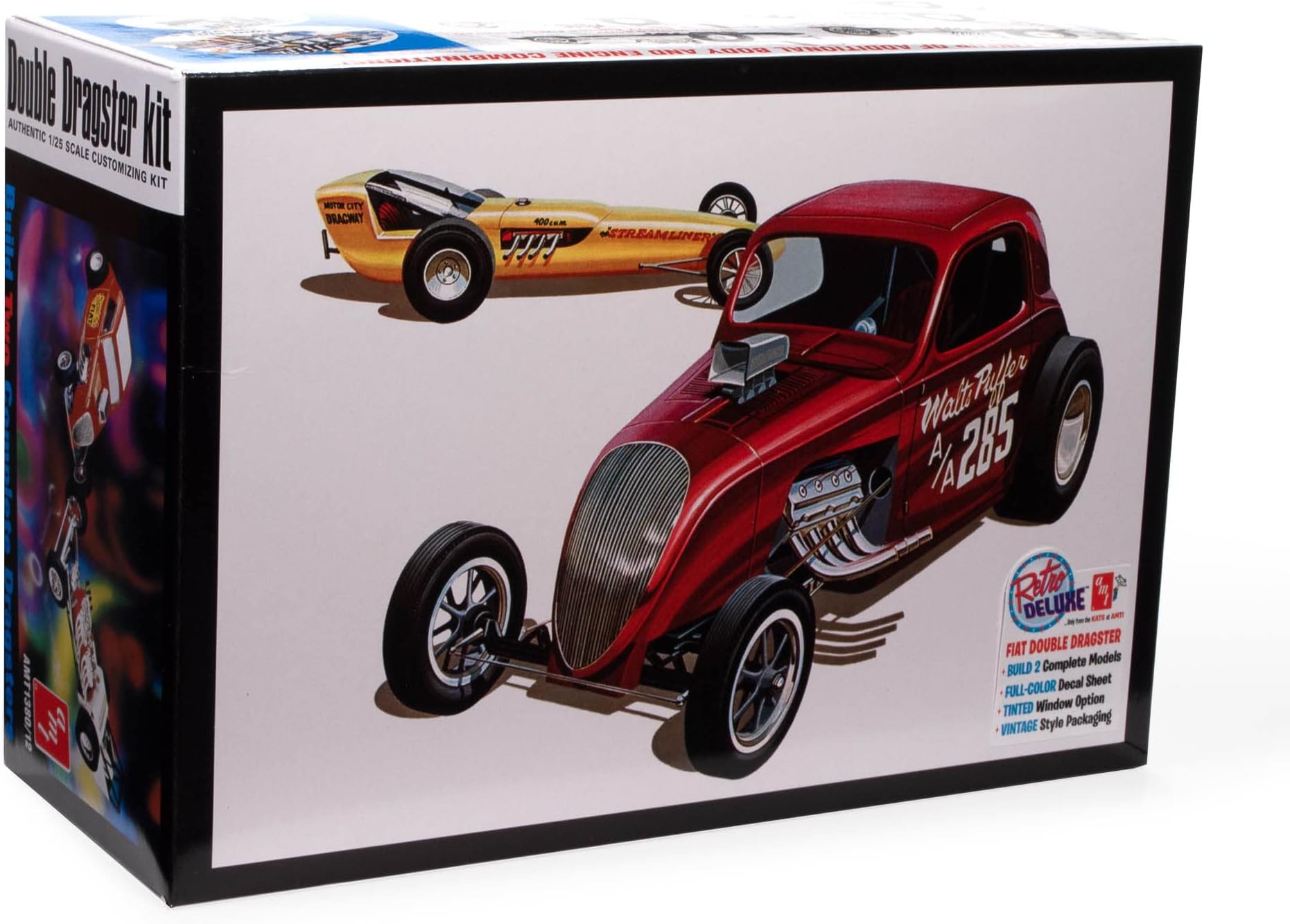 AMT Fiat Double Dragster 1:25 Scale Model Kit