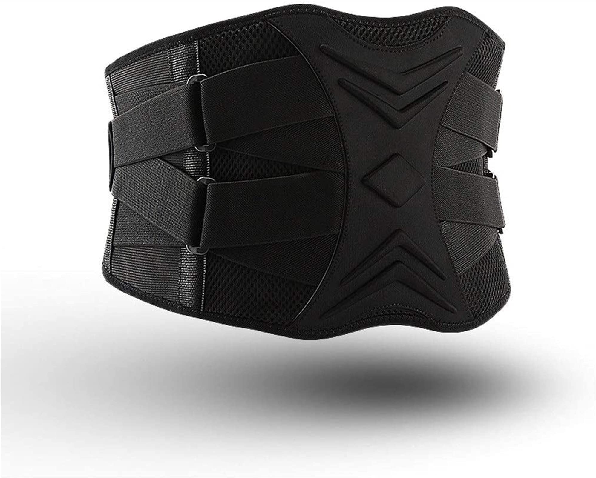 Correas de Soporte Ajustables - Faja Lumbar para Hombres y Mujeres, protección Deportiva, cinturón de Soporte Lumbar de Malla Transpirable con Agujeros Tropicales