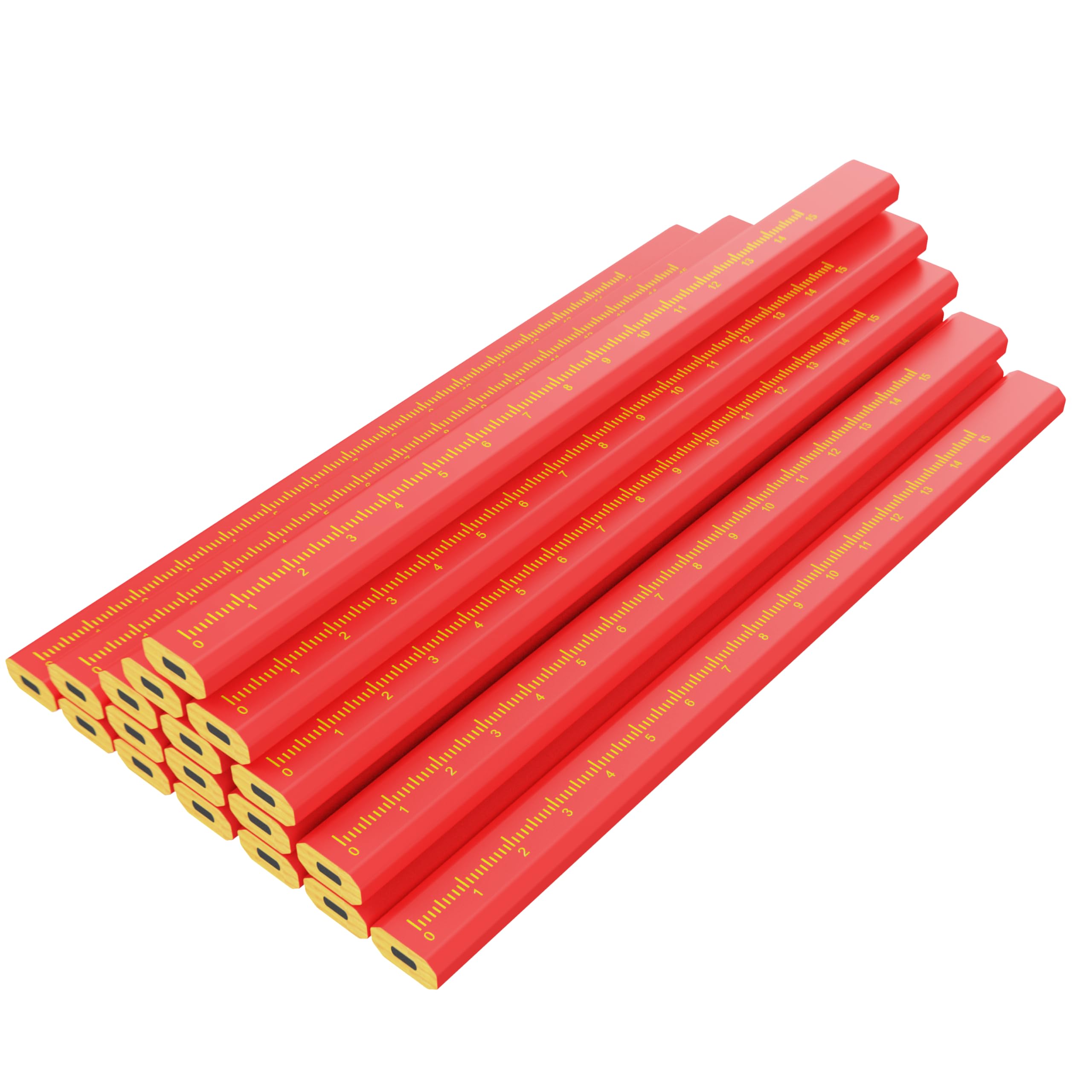 Lápiz de carpintería para construcción, herramienta de marcado (25 piezas)