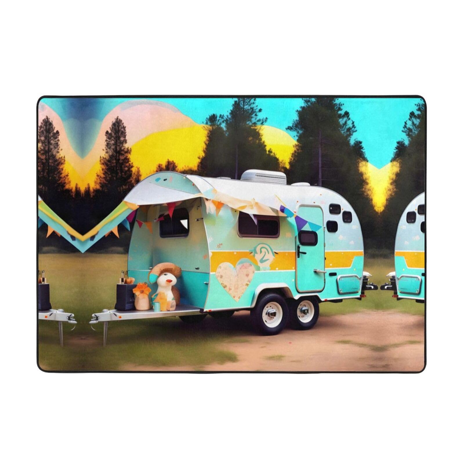 Tapis camping-car You Make Me Happy pour une maison du bonheur