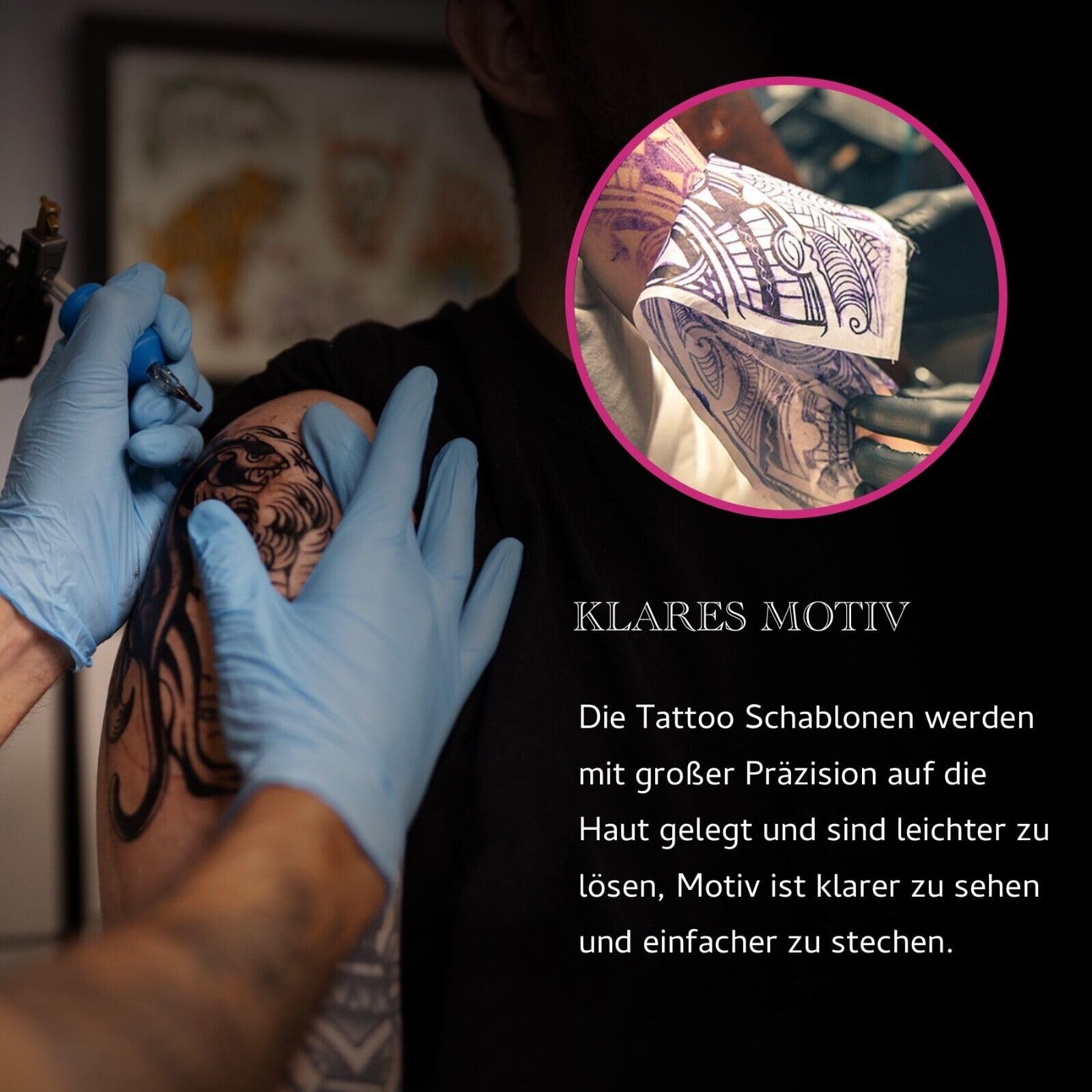 P-Beauty 3 x żel transferowy do tatuażu, krem transferowy 150 ml – przezroczyste szablony żelowe – rozwiązanie do przenoszenia tatuażu – krem do szablonów do tatuażu – akcesoria do tatuażu – akcesoria