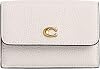 Coach Polished Pebble Leather Essential Mini Trifold Wallet
