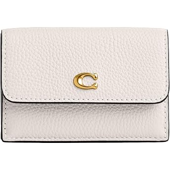 Coach Essential Polished Pebble Leather Mini Wallet