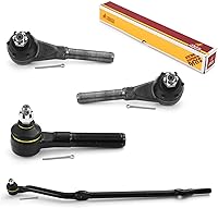 Vista 110 de Metrix Premium Chassis Parts - Kit de 4 piezas de extremos de barra de acoplamiento frontal exterior e interior compatible con Nissan Pathfinder