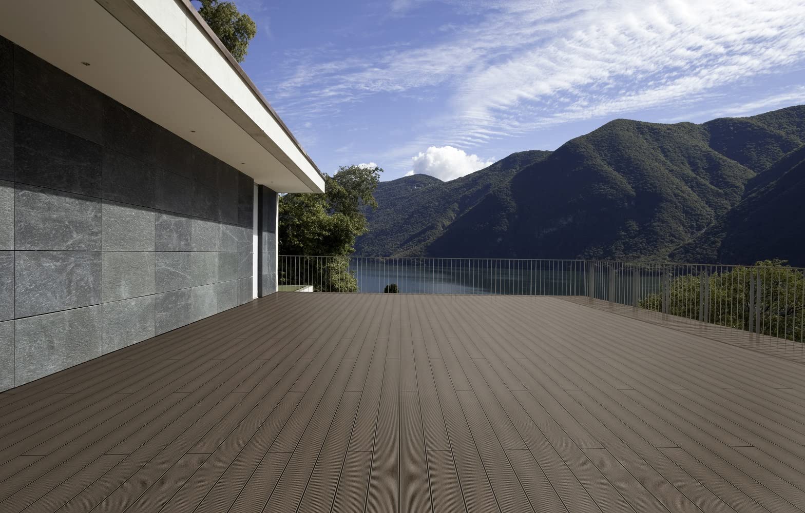 Assi Terrazza WPC 20x145mm - Lunghezza 120cm Marrone - Foto 13