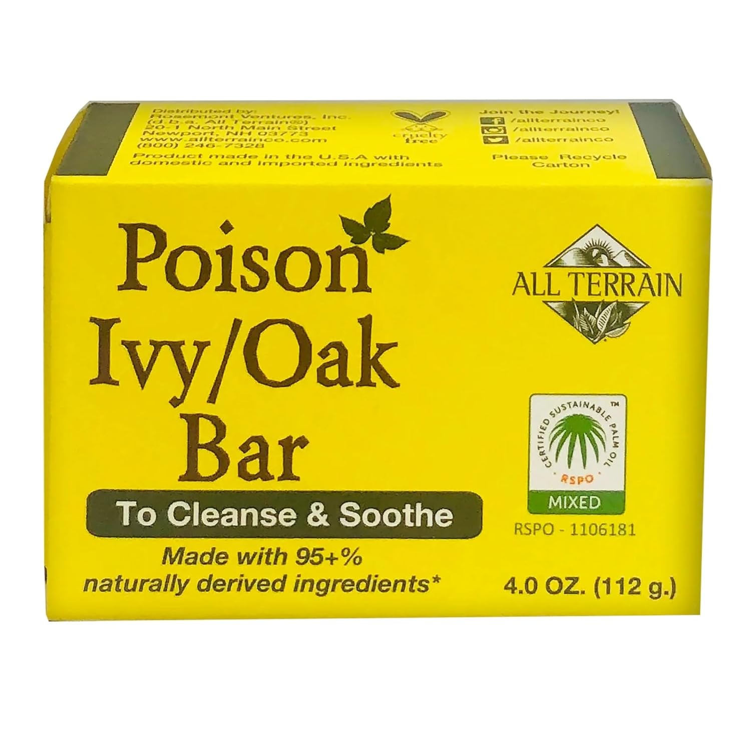 All Terrain Poison Ivy Bar 4 oz ( Multi-Pack)6