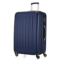 HAUPTSTADTKOFFER® - „SPREE“ - 125 litri - Valigia Rigida – Lucchetto TSA (Blu scuro Opaco)