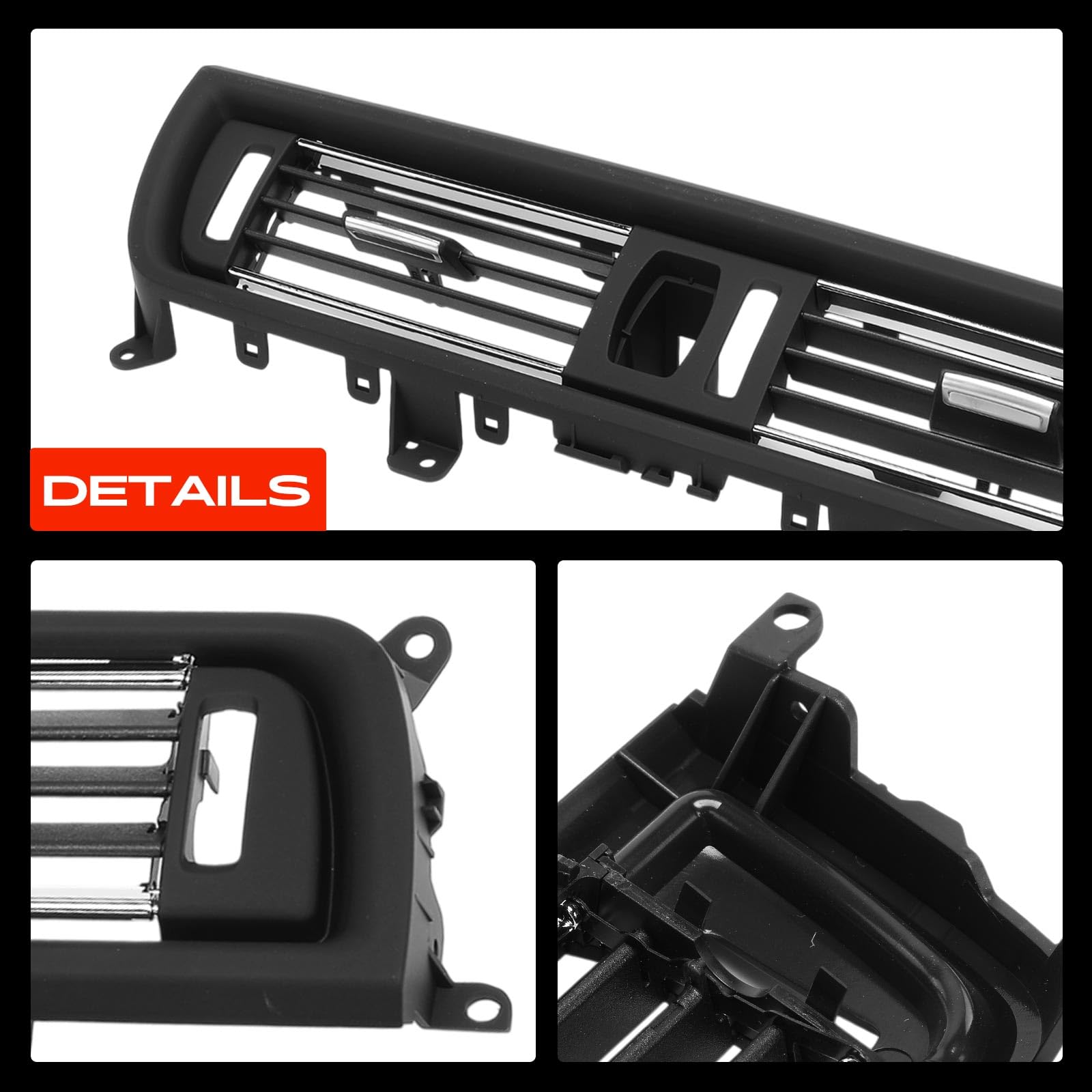 Frankberg Griglia di Valvolaazione Bocchetta dell'aria Compatibile con Serie 5 F10 518-535d xDrive 520-550i xDrive Serie 5 Touring F11 518-535d xDrive 520-550i xDrive Replace# 64229166885