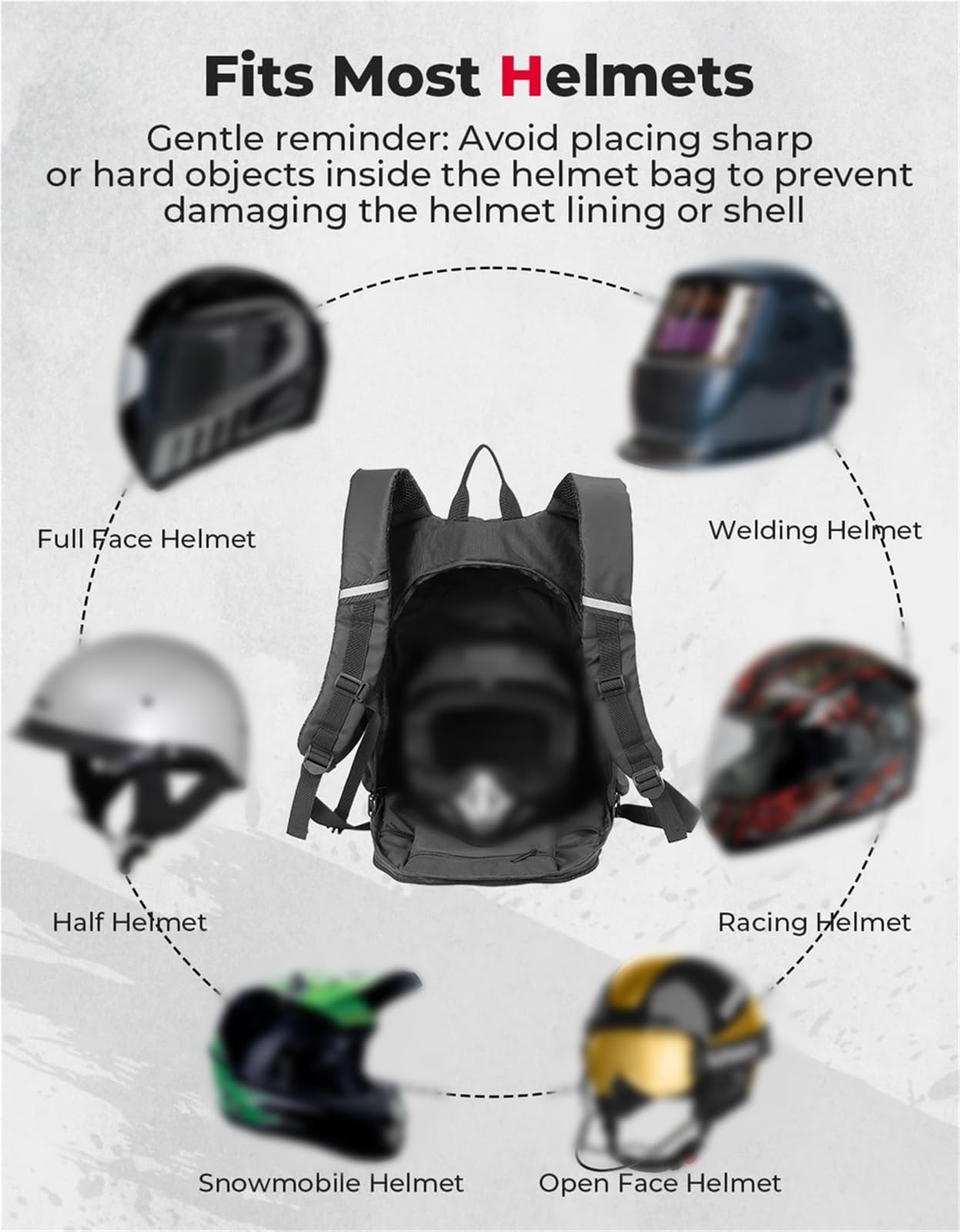 Borsa Per Moto 40L Zaino Per Casco Da Impermeabile Per Sportster Softail Dyna Touring