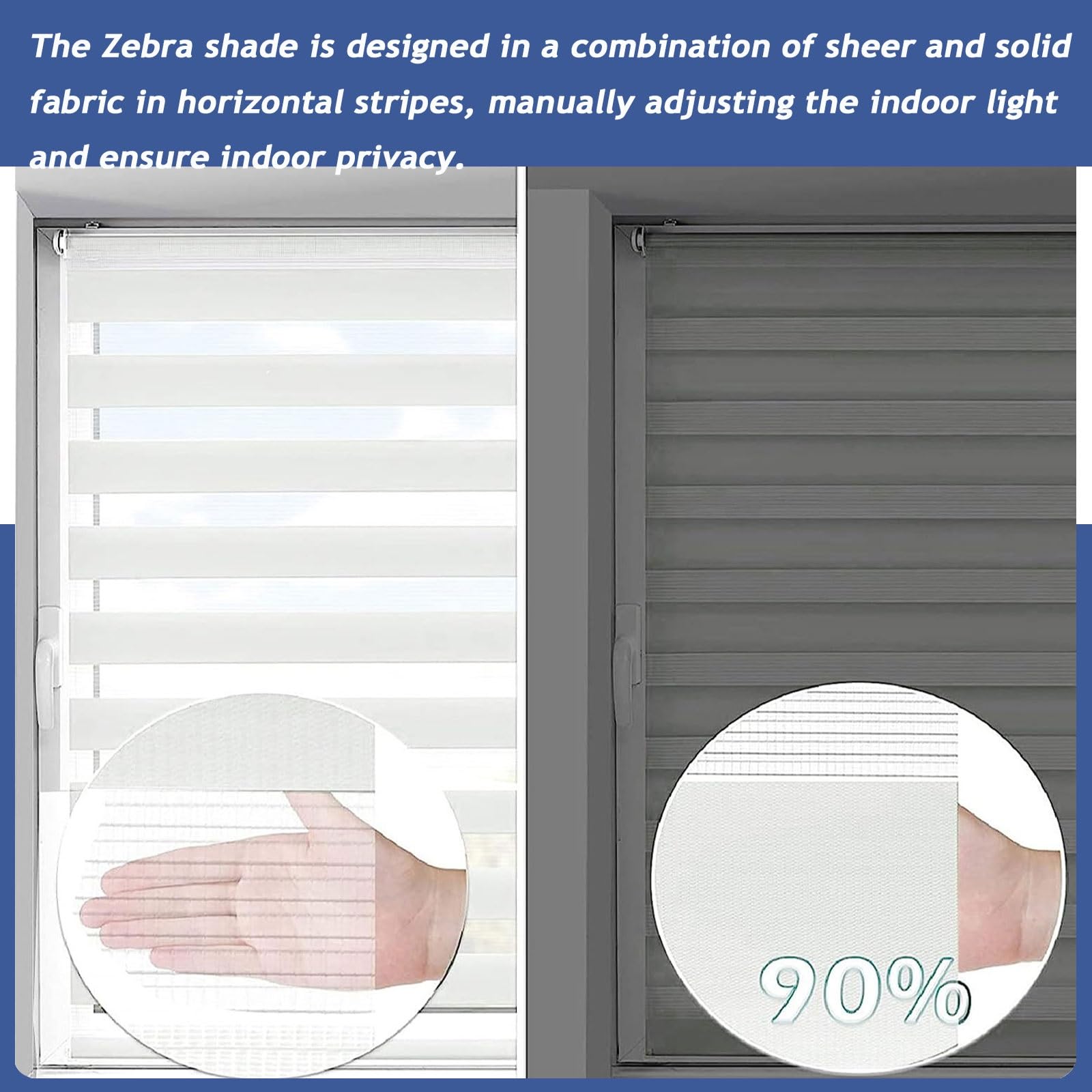 Tenda a rullo oscurante Moon Bianco 180x250 cm | Leroy Merlin