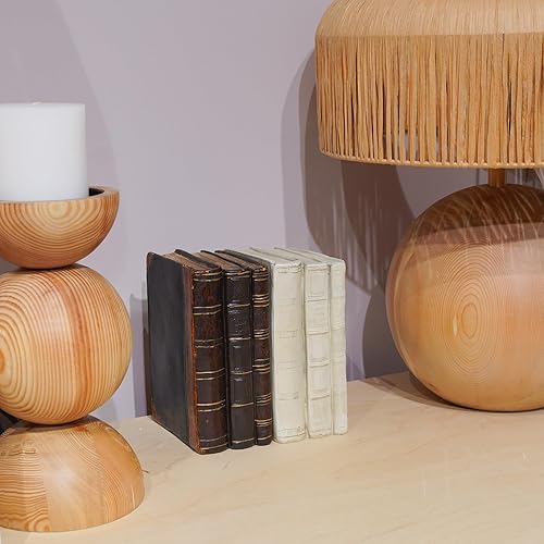 Miniatura 8 de Juego de 3 libros decorativos para mesa de café, de resina, retro, clásicos, falsos, para sala de estar, oficina, estantes de manto, decoración de