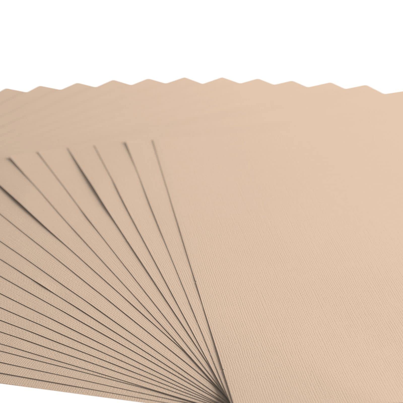 Florence Cardstock Textured, Coloured Card Making Supplies 12 x 12 inch, Beige, 20 Sheets - Image 4