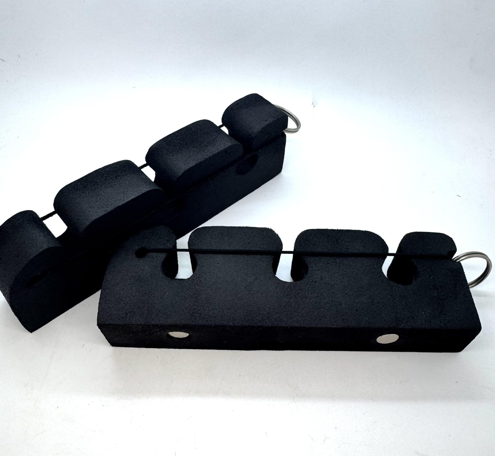 Olax 2x 16cm Car Rod Holder Stand, Rod Rack, Strong Foam, Magnetic Back, Fishing