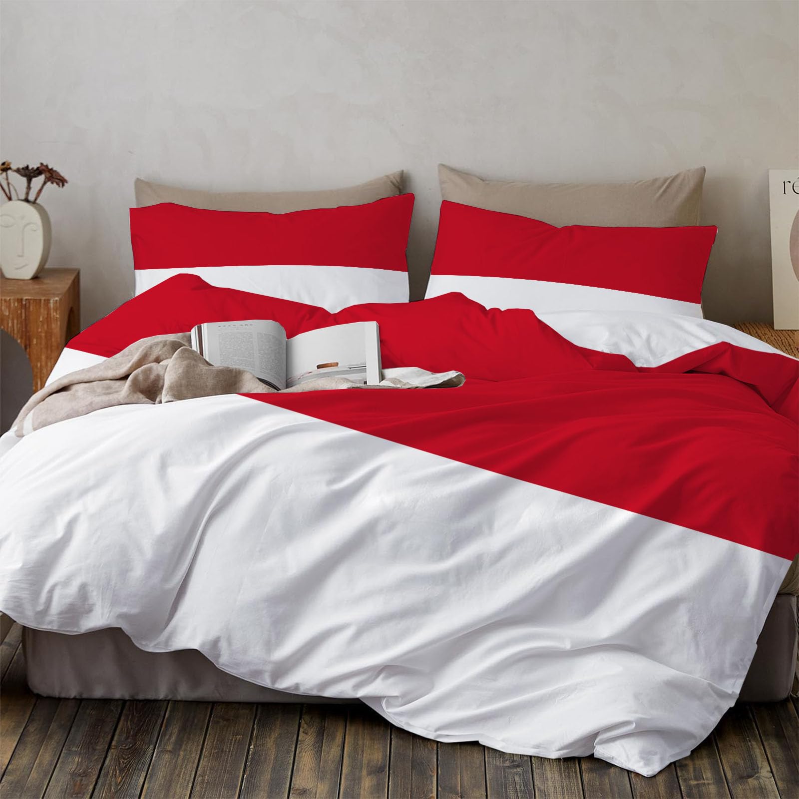 Housse de couette Indonésie 200x200cm pour chambre parentale style évasion