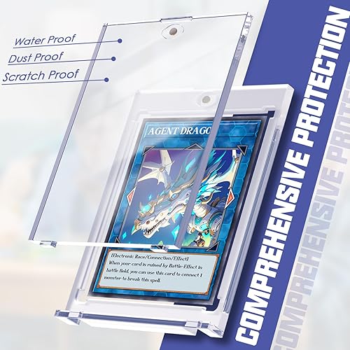 Miniatura 3 de Portatarjetas magnéticos de 20 quilates para tarjetas intercambiables, fundas rígidas de 35 puntos para tarjetas MTG, tarjetas YUGIOH, tarjetas