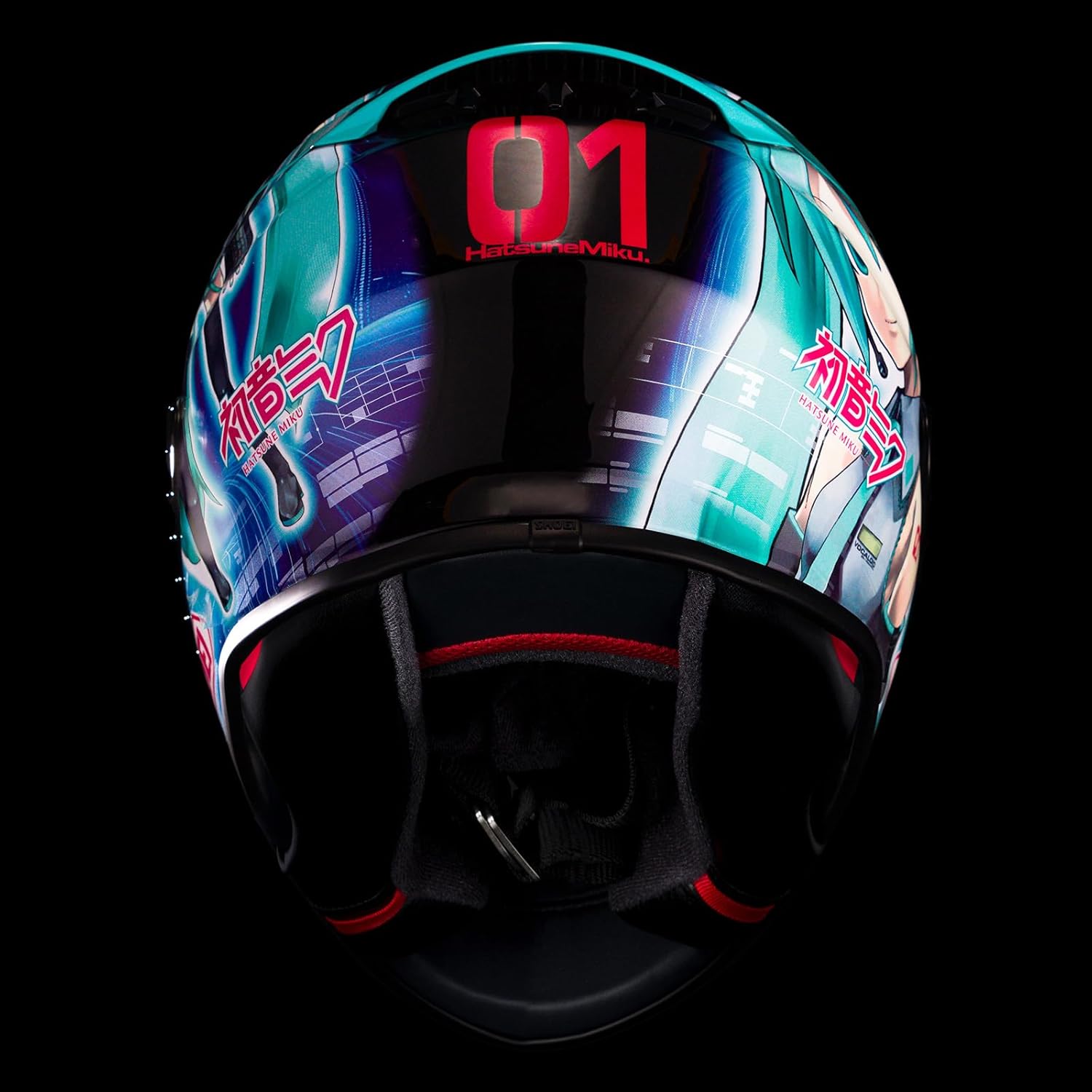 Shoei RF-1400 Hatsune Miku Full Face Motorcycle Helmet