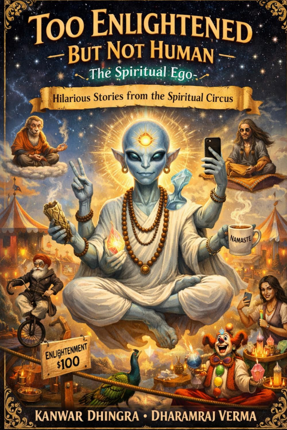 Too Enlightened But not Human: The Spiritual Ego: Hilarious Stories from the Spiritual Circus