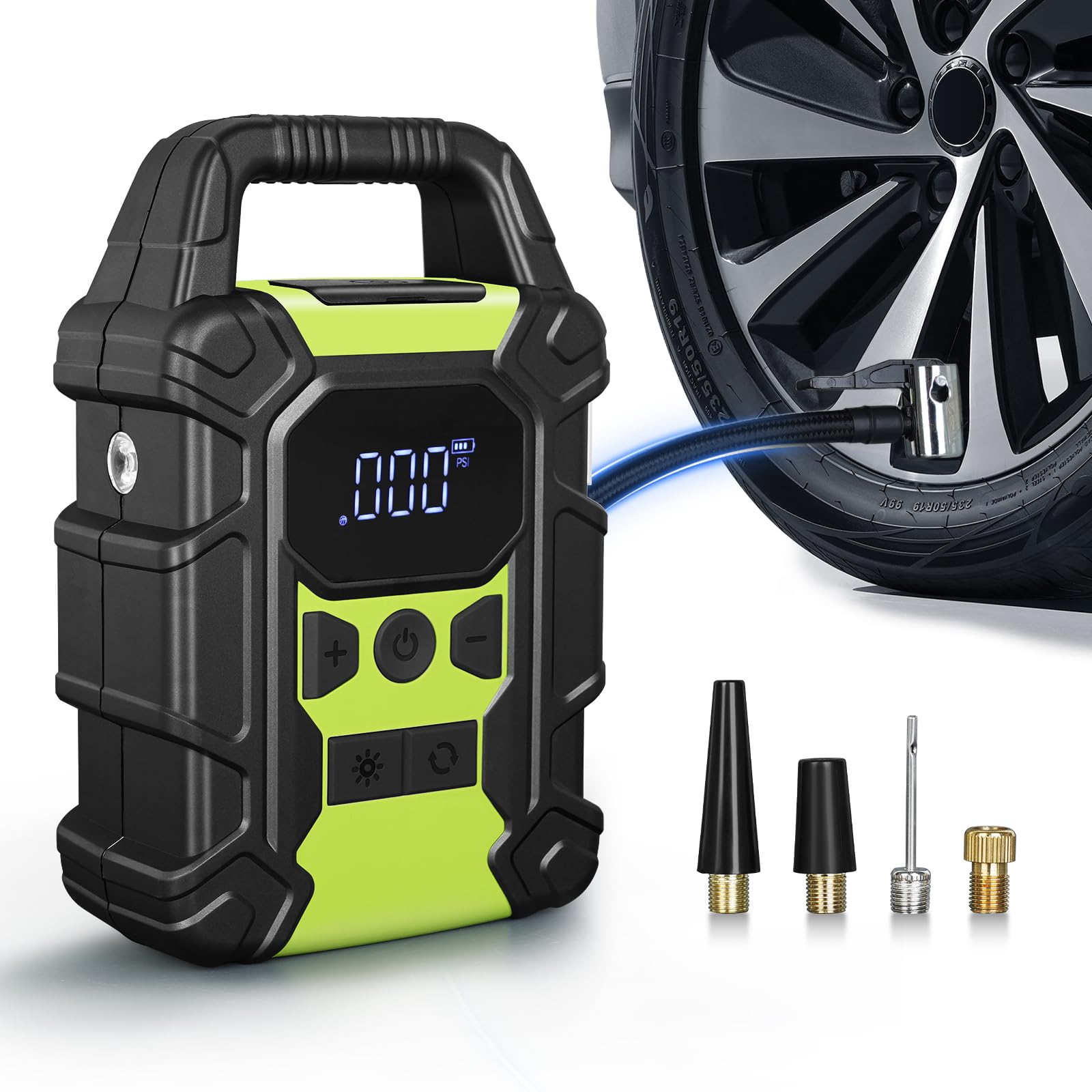 Tire Inflator Portable Air Compressor, 150 PSI Djibouti - View #8