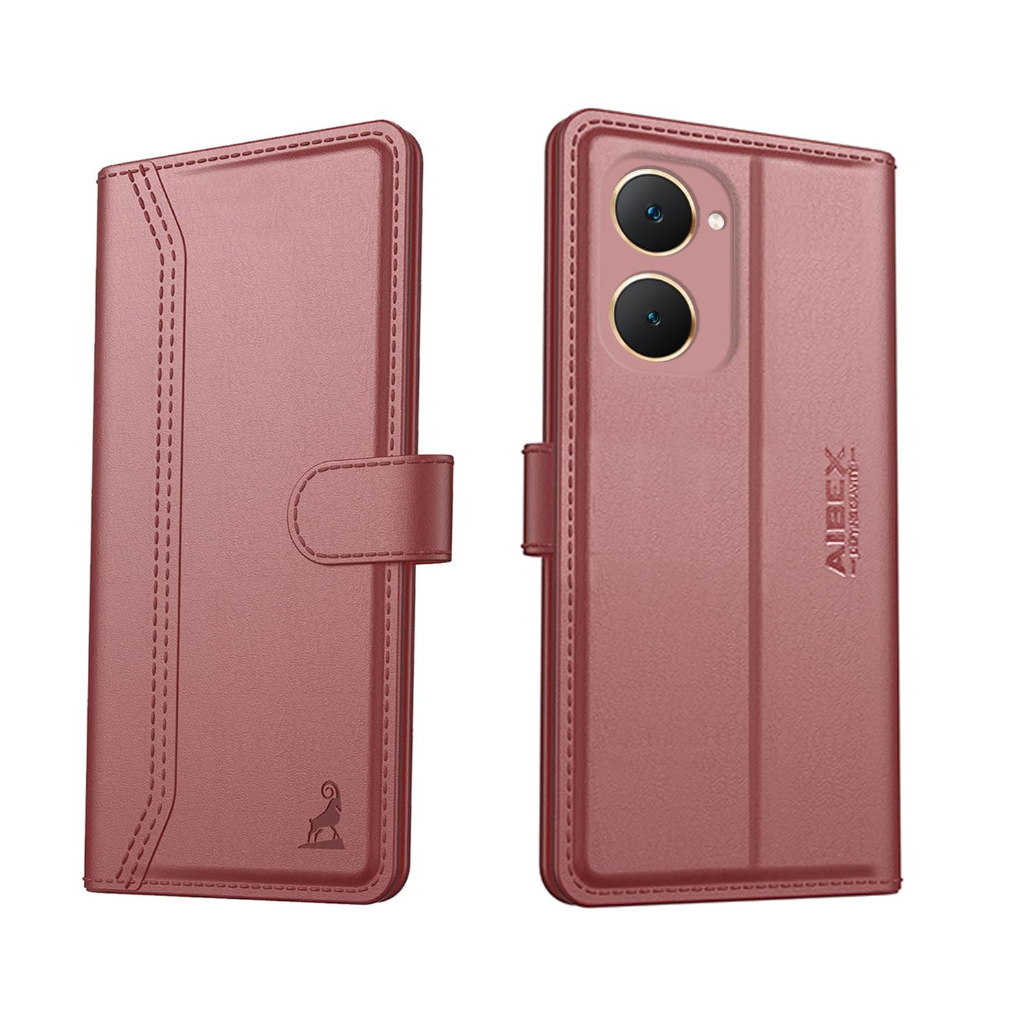 AIBEX ® iQOO Z9 Lite 5G / Vivo Y28S 5G / Vivo T3 Lite 5G / Vivo Y18 4G / Vivo Y18e 4G / Vivo Y18i 4G Flip Cover Leather Finish | Inside TPU with Card Pockets | Wallet Stand Brown (B0D3DQY5P2) Amazon Price History, Amazon Price Tracker