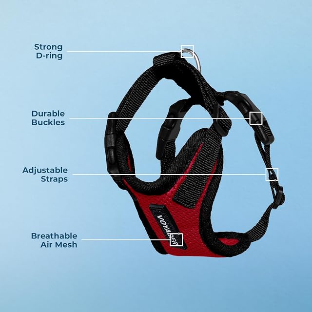Foto 4 de 8 de Best Pet Supplies Voyager Step-in Lock Arnés para Mascotas, Malla para Todo Tipo de climas